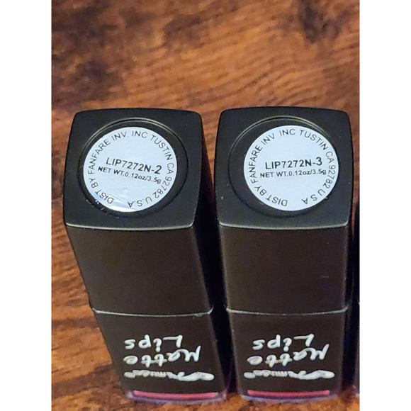 Bundle Of 5 Amuse Matte Lipstick Multi Color - Picture 4 of 5